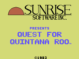 Quest for Quintana Roo screenshot 3 for Colecovision